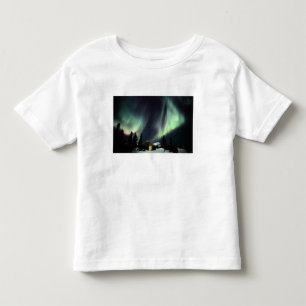 Camiseta De Bebé EE. UU., Alaska, Chena Hot Springs. Aurora