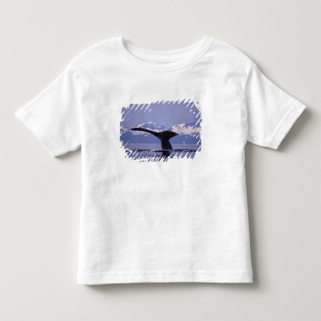 Camiseta De Bebé EE. UU., Alaska, Pasaje Interior Ballena jorobada (Anverso)