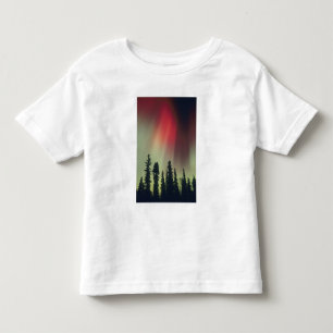 Camiseta De Bebé EE. UU., área de Fairbanks, Alaska central, Aurora