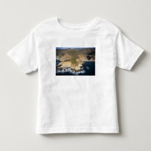 Camiseta De Bebé EE. UU. California. Big Sur. Puente de Bixby