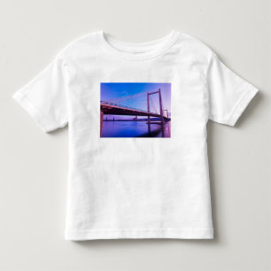 Camiseta De Bebé EE. UU., Estado de Washington. El río Columbia tie