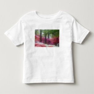 Camiseta De Bebé EE. UU.; Georgia; Pine mountain. Azaleas en