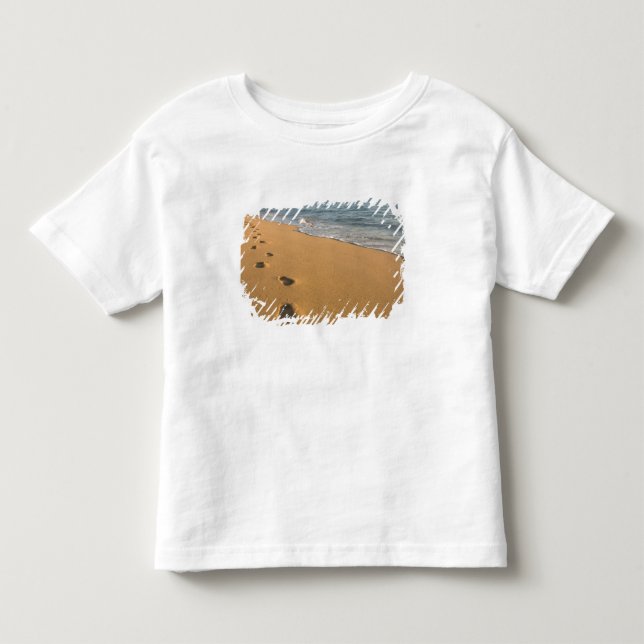 Camiseta De Bebé EE. UU., Hawái, Kauai, Kapa'a, frente a la playa.  (Anverso)