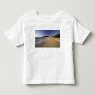 Camiseta De Bebé EE. UU., Hawái, Maui, Huellas en la arena, Makena