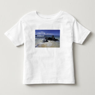 Camiseta De Bebé EE. UU., Hawái, Maui, Maui, playa Makena, surf