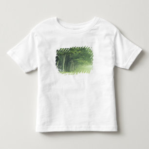 Camiseta De Bebé EE. UU., Kentucky. Fila de árboles en primavera