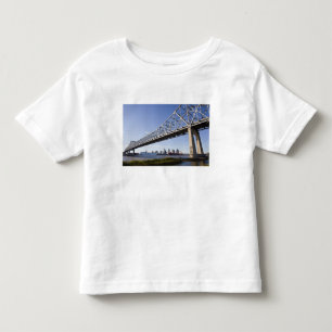 Camiseta De Bebé EE. UU., Luisiana, Nueva Orleans. Silueta desde el