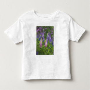 Camiseta De Bebé EE.UU., Maine, puerto suroeste. Lupino en flor