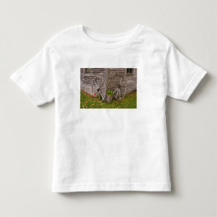 Camiseta De Bebé EE. UU., Maine. Ruedas de vagón
