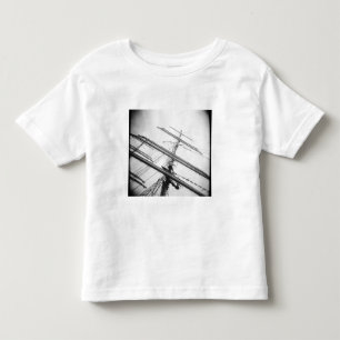 Camiseta De Bebé EE. UU., Massachusetts, Boston. Palos de barco alt