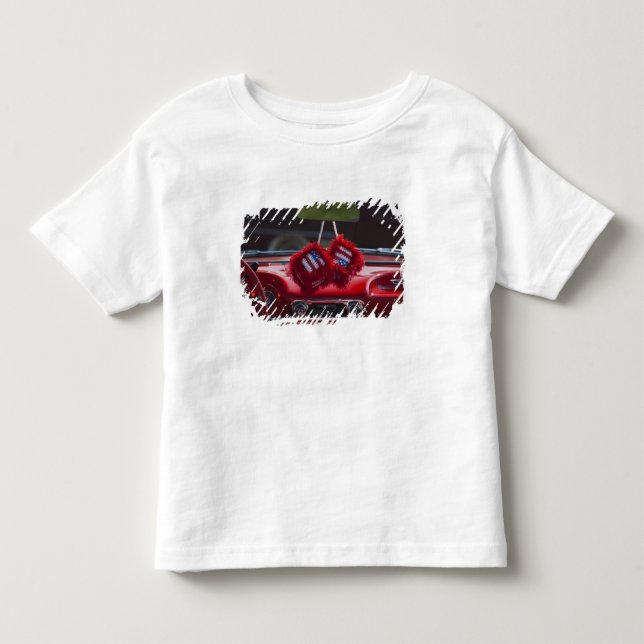 Camiseta De Bebé EE. UU., Massachusetts, Gloucester. Dados difusos  (Anverso)