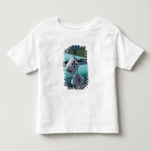 Camiseta De Bebé EE. UU., Massachusetts, Gloucester. Dados difusos