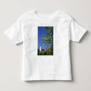 Camiseta De Bebé EE. UU., Michigan, East Tawas. Faro de Tawas con