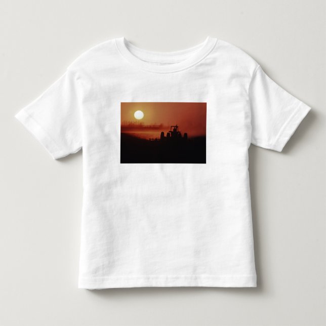 Camiseta De Bebé EE. UU., Mississippi, campo de algodón en disco (Anverso)