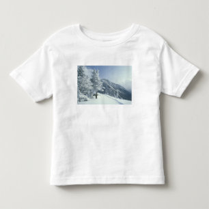 Camiseta De Bebé EE. UU., NH, Árboles cubiertos de nieve Senderos R