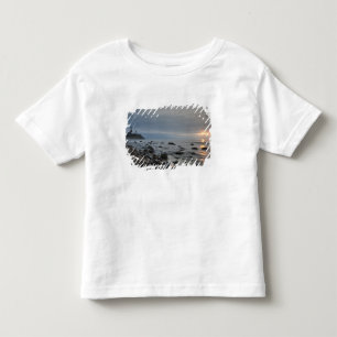Camiseta De Bebé EE. UU., Nueva York, East Hampton. Montauk Point
