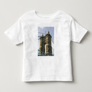 Camiseta De Bebé EE. UU., Ohio, Cincinnati: Suspensión de Roebling
