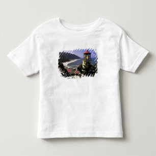 Camiseta De Bebé EE. UU., Oregón, Florence. Faro de Heceta Head