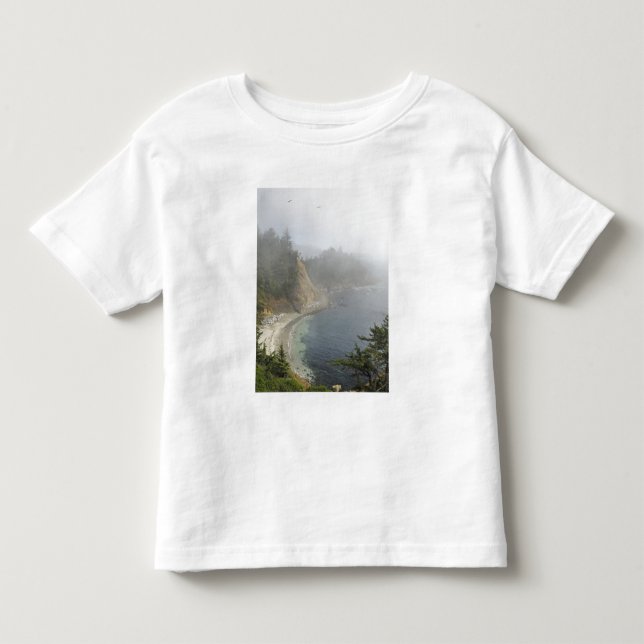 Camiseta De Bebé EE. UU., Oregón, Ocean View, Cape Arago, Bandon (Anverso)