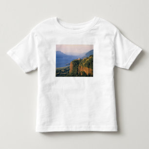 Camiseta De Bebé EE. UU., Oregón, río Columbia. Atardecer en Crown