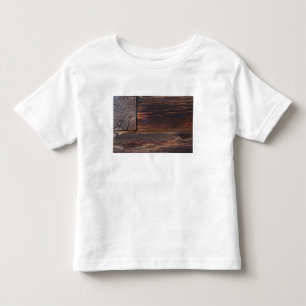 Camiseta De Bebé EE. UU., Salmón, Idaho, Cabaña de troncos