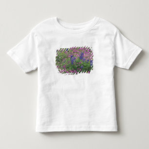 Camiseta De Bebé EE. UU., Texas Hill Country. Lupinos entre phlox
