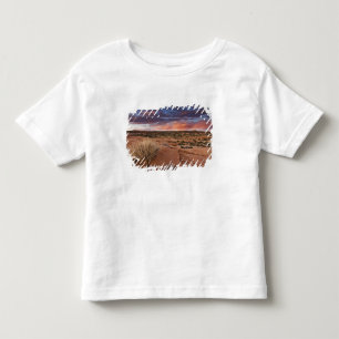 Camiseta De Bebé EE. UU., Utah. Atardecer en Poison Spider Mesa cer
