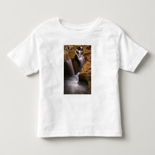Camiseta De Bebé EE. UU., Utah, Escalante Wilderness. Cascada en 2