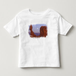 Camiseta De Bebé EE. UU., Utah, Parque Nacional Arches, Luna llena
