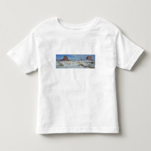 Camiseta De Bebé EE. UU., Utah, Valle de los Monumentos. Muestra ar