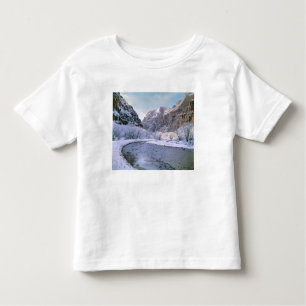 Camiseta De Bebé EE.UU., Utah, Zion NP. Nueva nieve cubre el cañón