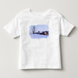 Camiseta De Bebé EE. UU., Virginia, Valle de Shenandoah, Granero