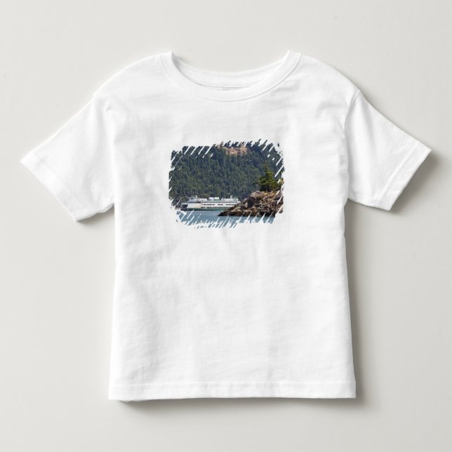 Camiseta De Bebé EE. UU., WA. Washington State Ferries (Anverso)