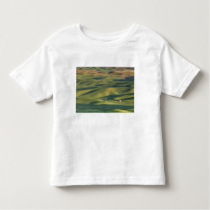 Camiseta De Bebé EE.UU., WA, Whitman Co., Palouse Farm Fields