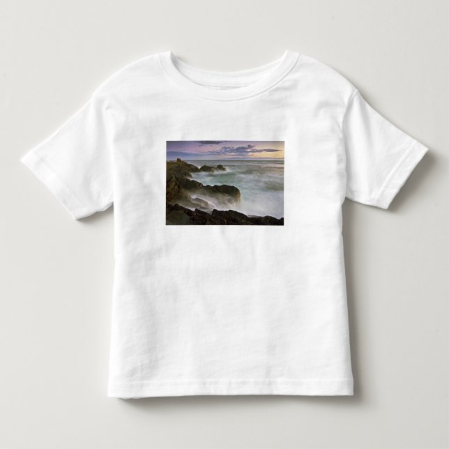 Camiseta De Bebé EE. UU., Washington, Islas San Juan. Las olas choc (Anverso)