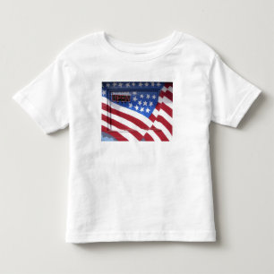 Camiseta De Bebé EE. UU., Washington, Moses Lake. Mural de pared de