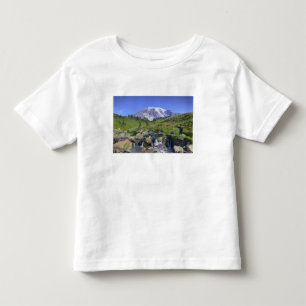 Camiseta De Bebé EE. UU., Washington, Mt. Rainier NP, Mt. Rainier y