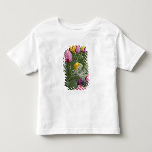 Camiseta De Bebé EE. UU., Washington, Seabeck. Tulipanes bordean ja