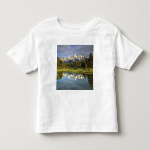 Camiseta De Bebé EE. UU., Wyoming, Parque Nacional Grand Teton. Gra