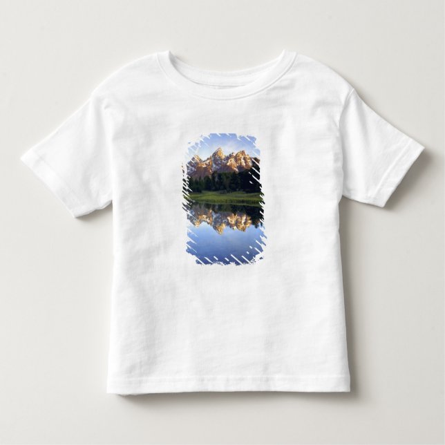 Camiseta De Bebé EE.UU., Wyoming, Parque Nacional Grand Teton. Gran (Anverso)