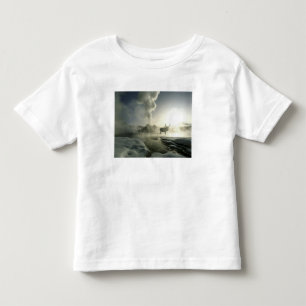 Camiseta De Bebé EE. UU., Wyoming, Parque Nacional Yellowstone. Ama