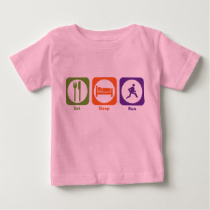 Camiseta De Bebé Eee Sleep Run
