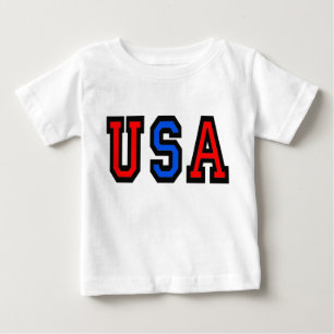 Camiseta De Bebé EEUU Patriótico Toddler T-Shirt