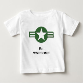 Camiseta De Bebé EEUU Sea Awsome Green
