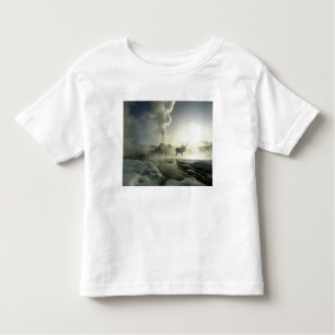 Camiseta De Bebé EEUU, Wyoming, Parque Nacional Yellowstone. Sunris