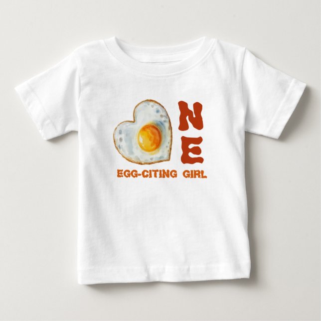 CAMISETA DE BEBÉ EGG-CITING BBQ BABY BIRTHDAY (Anverso)