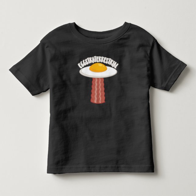 Camiseta De Bebé Eggstraterrestririal con texto (Anverso)
