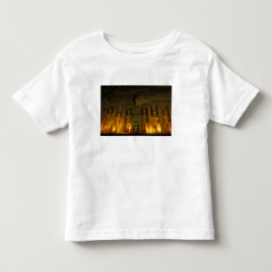 Camiseta De Bebé Egipto, Abu Simbel, Fachada iluminada de la pequeñ
