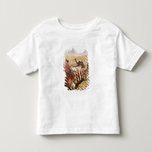 Camiseta De Bebé Egipto, El Cairo. Camellos descansando (Anverso)