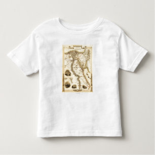 Camiseta De Bebé Egipto y ArabiaPanoramic MapEgypt